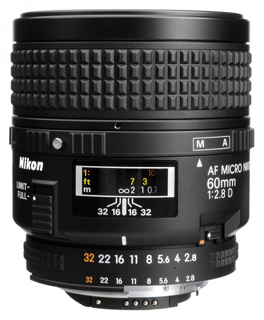Nikon AF 60mm f2.8D Micro lens