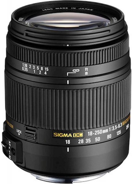 Sigma Sigma 18-250mm f3.5-6.3 DC Macro OS HSM lens for Nikon DSLR