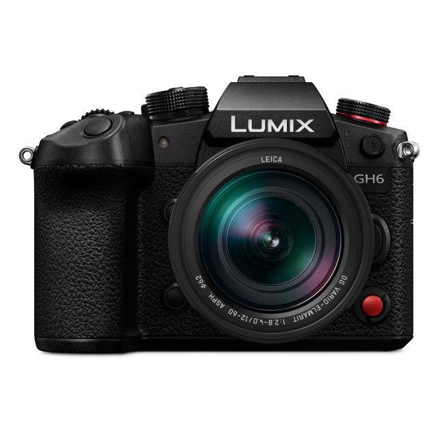 Lumix Panasonic Lumix GH6 mirrorless camera body with Leica 12-60 lens