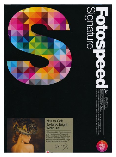 Fotospeed NST Bright White Paper, 315gsm, A4 x 25