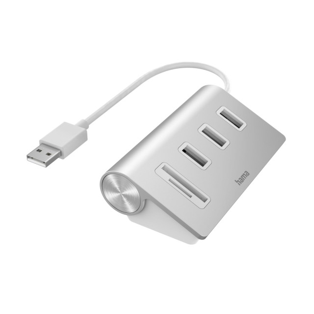 Hama Hama Combo USB Hub with Card Reader