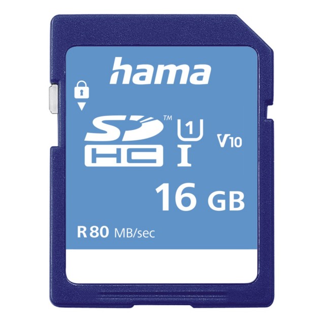 Hama Hama SDHC Card, 16GB UHS-I 80mb/sec