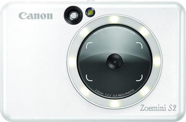 Canon Canon Zoemini S2 Instant Camera, Pearl White