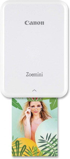 Canon Canon Zoemini Photo Printer PV123, White with 20 sheets, 10 circle stickers and case