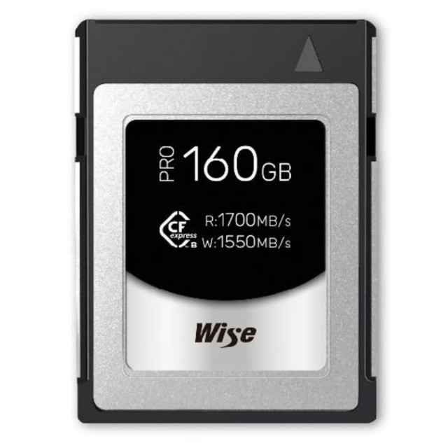 Wise Wise Advanced CFexpress PRO 160GB - 8k Pro Video, 1700 MB/s read, 1550 MB/s write