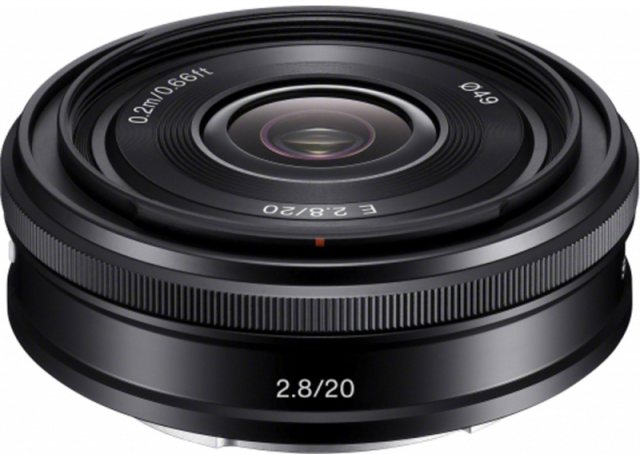 Sony E 20mm f2.8 Pancake lens