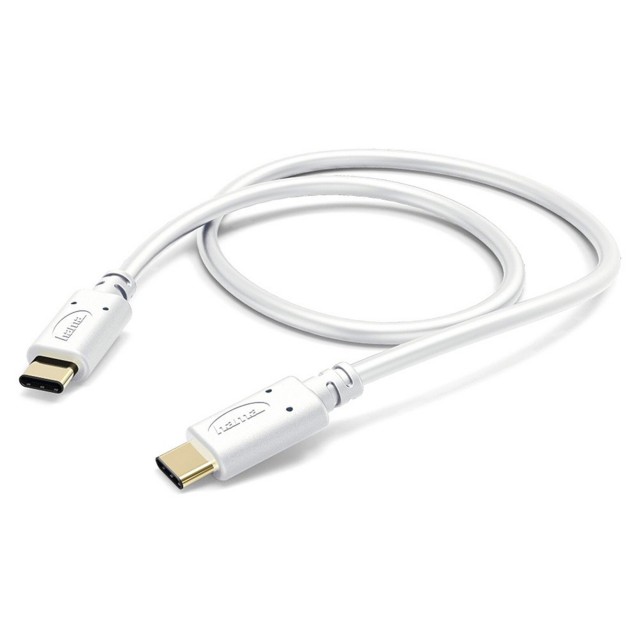 Hama Hama Charging Cable, USB-C - USB-C, 1.5 m, white