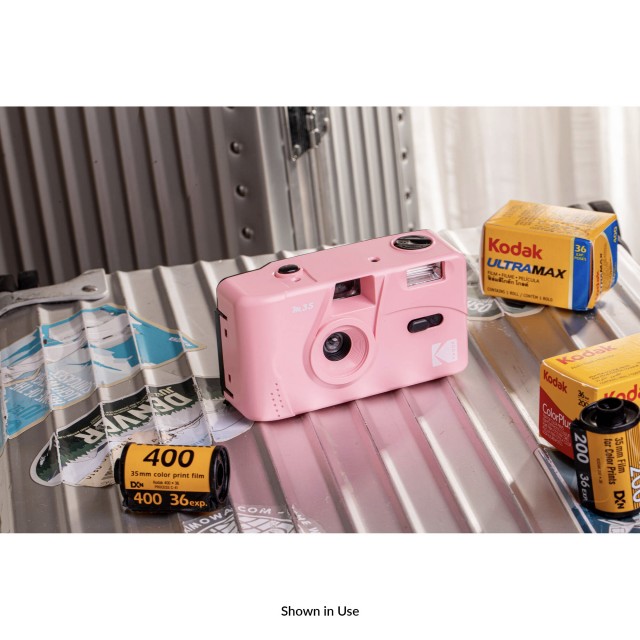 pink kodak camera film