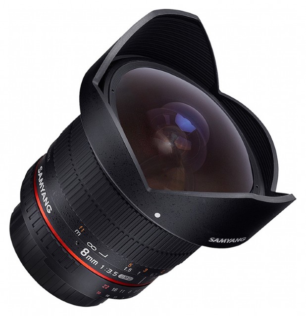 Samyang 8mm f3.5 CSII Fisheye lens for Canon EOS