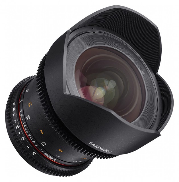 Samyang 14mm T3.1 VDSLR lens for Nikon