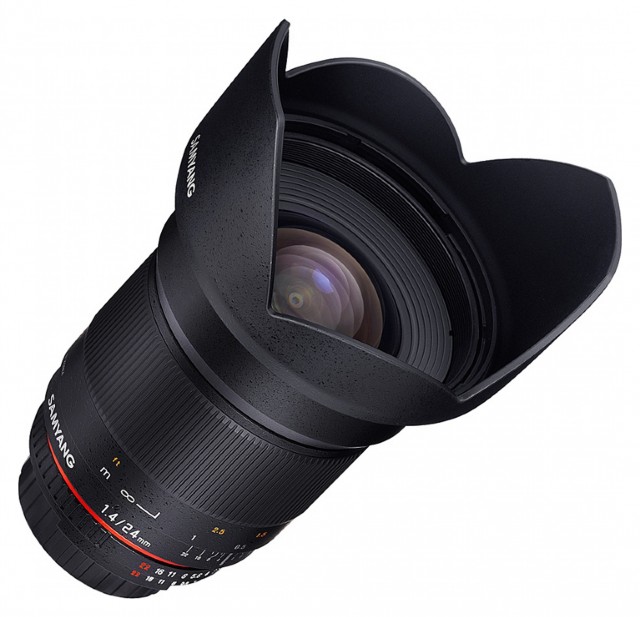 Samyang 24mm f1.4 lens for Canon EOS