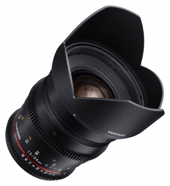 Samyang 24mm T1.5 VDSLR lens for Canon EOS