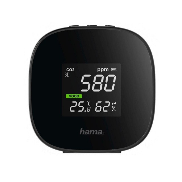 Hama Hama Air Quality Measuring Device, CO2, Temperature, Ambient Humidity Measurement