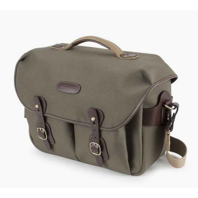 Billingham Billingham Hadley One Shoulder Bag, Sage Fibrenyte-Chocolate Trim