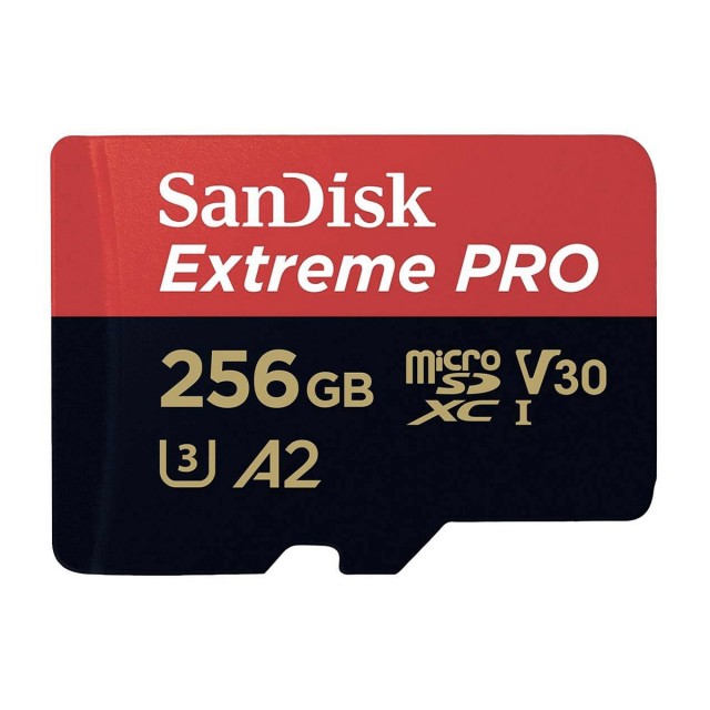 Sandisk SanDisk MicroSDHC Extreme Pro card, 256GB, 200mb/s + Adapter