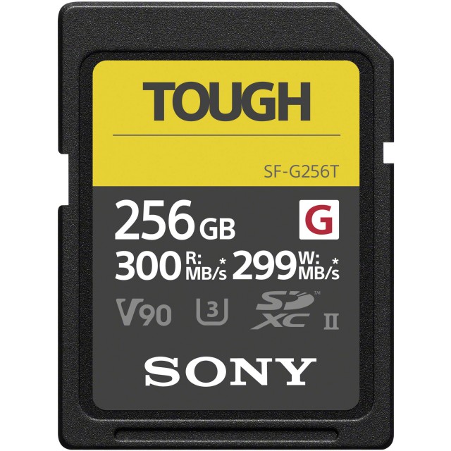 Sony Sony Tough Pro G series 256GB SDHC Card, CL10 UHS-II R300/W299