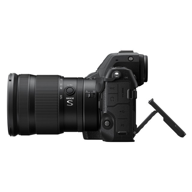 mirrorless camera with zoom lens