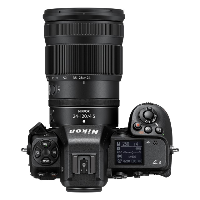 Nikon Z8 Mirrorless Camera with 24-120mm F4 zoom lens - Castle Cameras