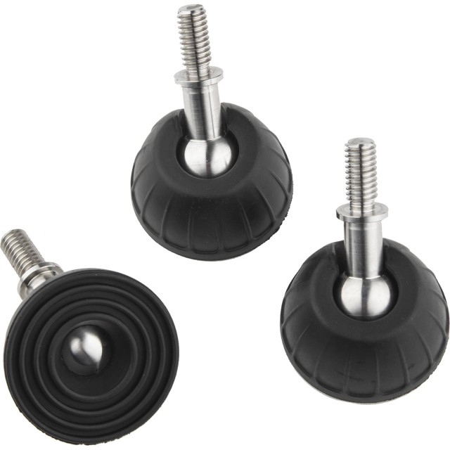 Slik Slik Rubber Feet 50mm, Set of 3