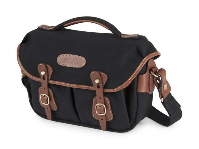 Billingham Billingham Hadley Small Pro, Black Canvas-Tan Trim