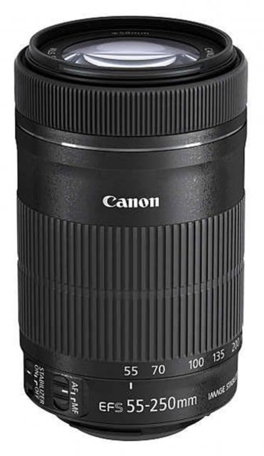 Canon EF-S 55-250mm f4-5.6 IS STM lens