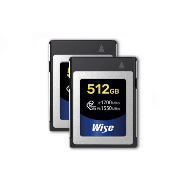 Wise Wise 512GB Cfexpress card, Twin Pack