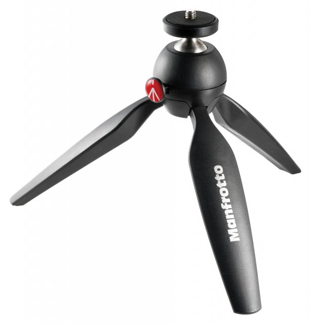 Manfrotto MTPIXI Table tripod with B&S head, black
