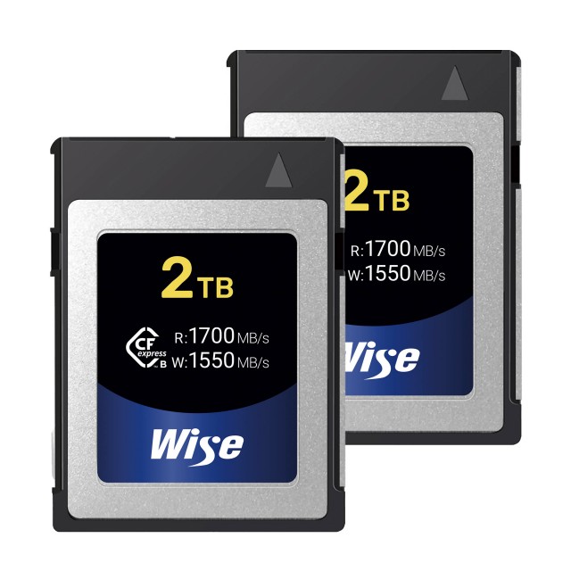 Wise Wise CFX-B2048 2TB CFexpress card, Twin Pack