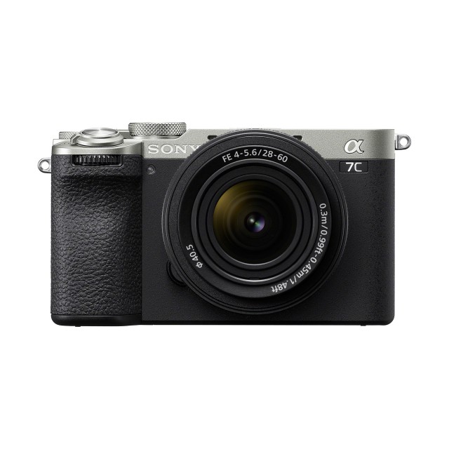 Sony Sony Alpha 7C II Mirrorless Camera with 28-60 lens, Silver