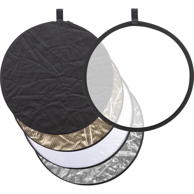 Sundry Godox RFT-05 Disk Reflector, 5in1 gold-silver-black-white-translucent 120x180cm