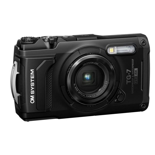 OM System Tough TG-7 Digital Camera, Black Castle Cameras