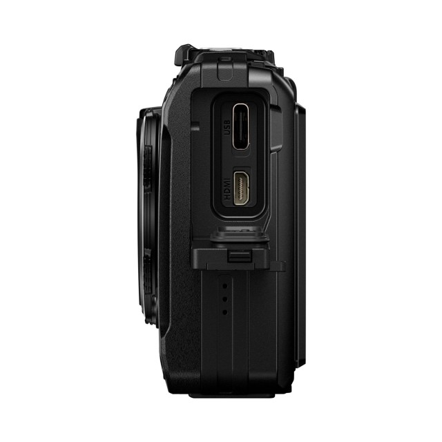 OM SYSTEM Tough TG-7 Digital Camera, Black - Castle Cameras
