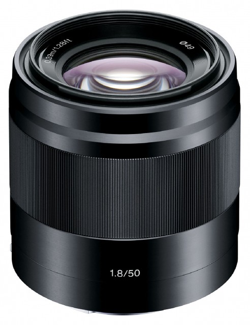 Sony E 50mm f1.8 OSS lens, black