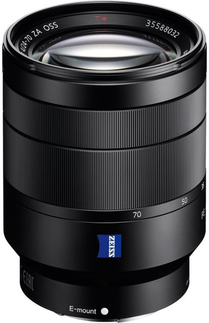 Sony FE 24-70mm f4 Zeiss Vario Tessar T* lens