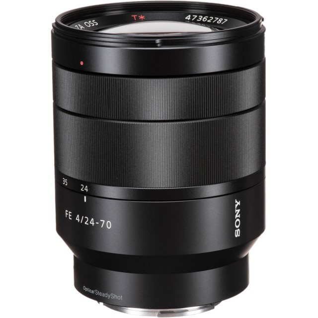 Sony FE 24-70mm f4 Zeiss Vario Tessar T* lens