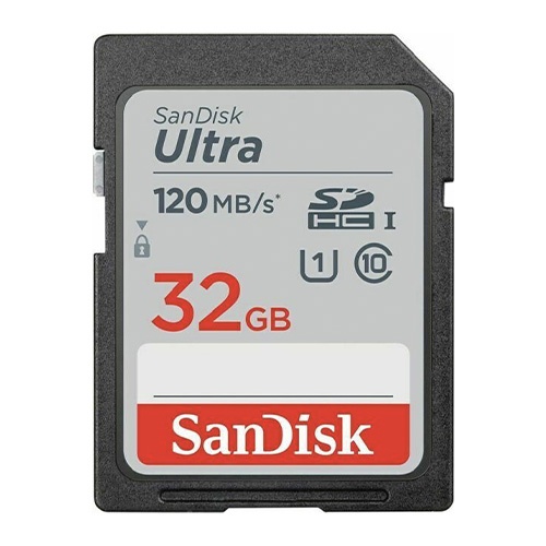 Sandisk SanDisk Ultra SDHC Card, 32GB 120mbps
