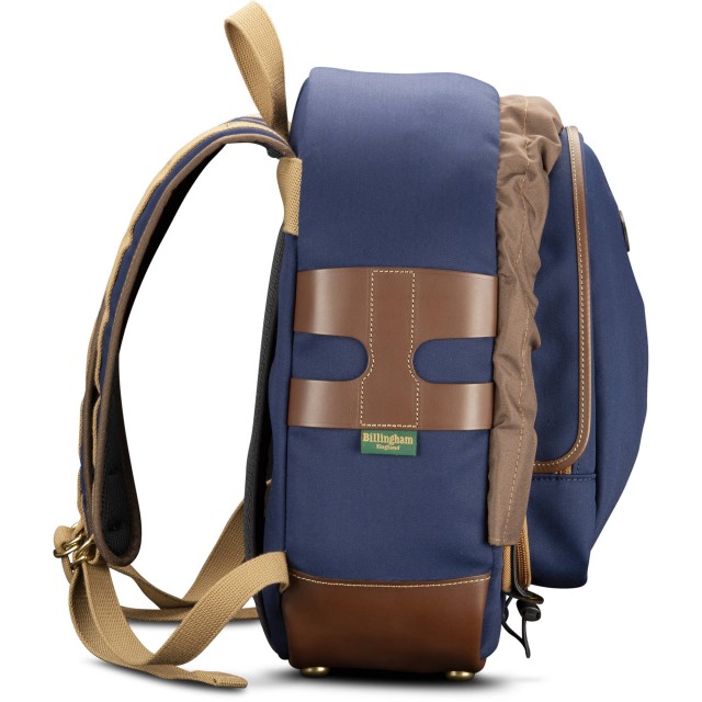 Billingham 25 Rucksack, Navy Canvas-Chocolate Trim - Castle Cameras