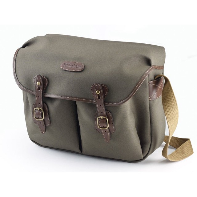 Billingham Billingham Hadley Large Camera Shoulder Bag, Sage Fibrenyte-Chocolate Trim