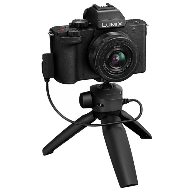 Panasonic DC-G100D Mirrorless Camera with 12-32mm Lens and Grip
