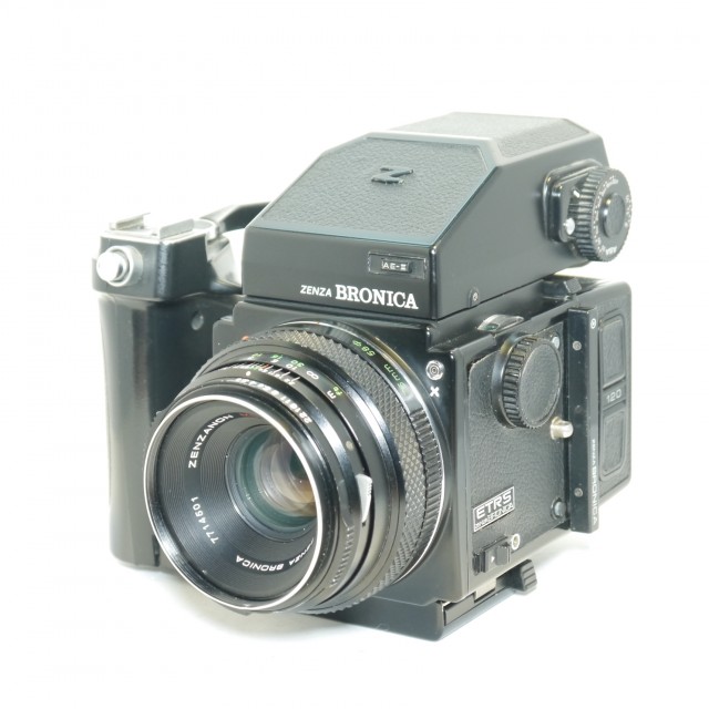 Sundry Used Bronica ETRS Medium format film camera with 75mm lens