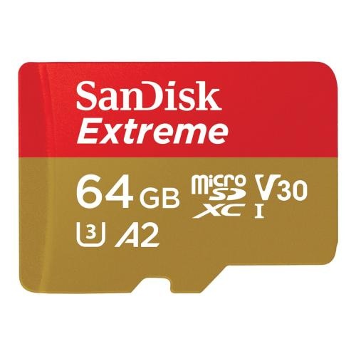 Sandisk SanDisk 64GB MicroSDXC Extreme R170/W80MB/s V30