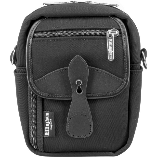 Billingham Billingham Compact Stowaway, Black Canvas/Black Leather trim