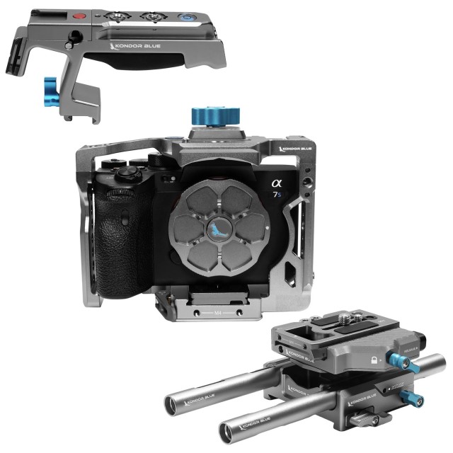 Kondor Blue Kondor Blue Sony A1/A7 Series Base Rig MK II for A7S3/A7R4, Space Grey