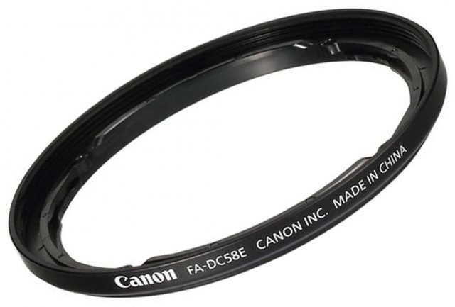 Canon 58mm Filter Adapter FA-DC58E