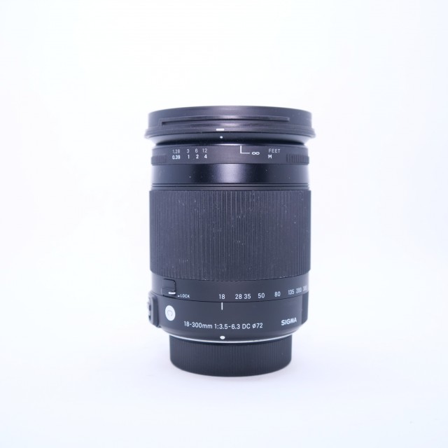 Sigma Used Sigma 18-300mm f3.5-6.3 DC OS HSM Macro Contemporary lens for Nikon