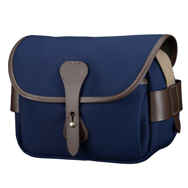 Billingham Billingham S2 Shoulder Bag, Navy Canvas-Chocolate Trim