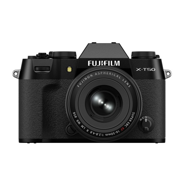 Fujifilm Fujifilm X-T50 Mirrorless Camera, Black with XF 16-50 lens