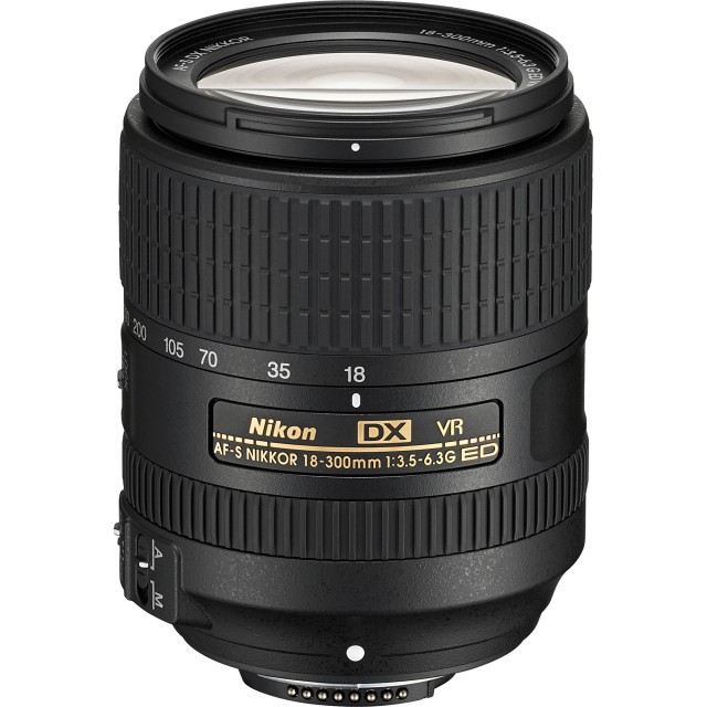 Nikon AF-S DX 18-300mm f3.5-6.3G ED VR lens - Castle Cameras