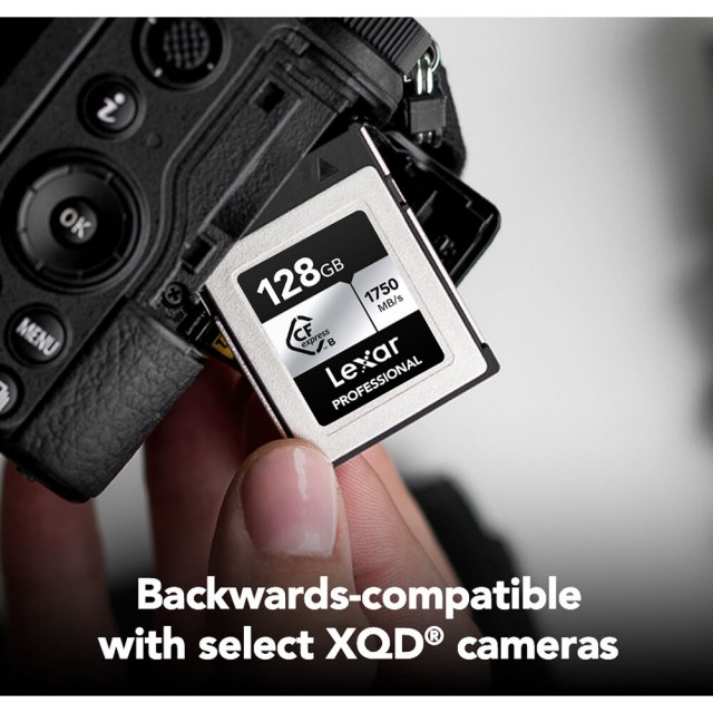 Lexar CFexpress B Silver 128gb, R1750 | £119.00 - Castle Cameras