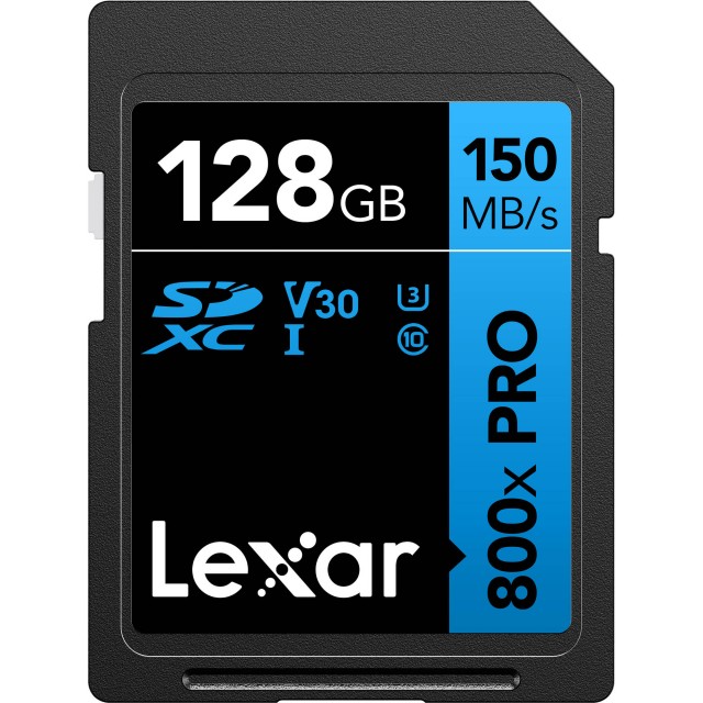 Lexar Lexar 128GB SDXC Blue R150MB/s V30